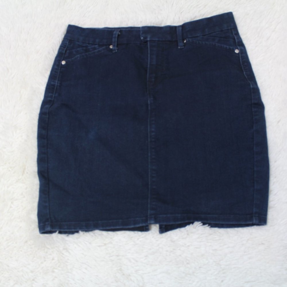 levis blue jean skirt sz 8